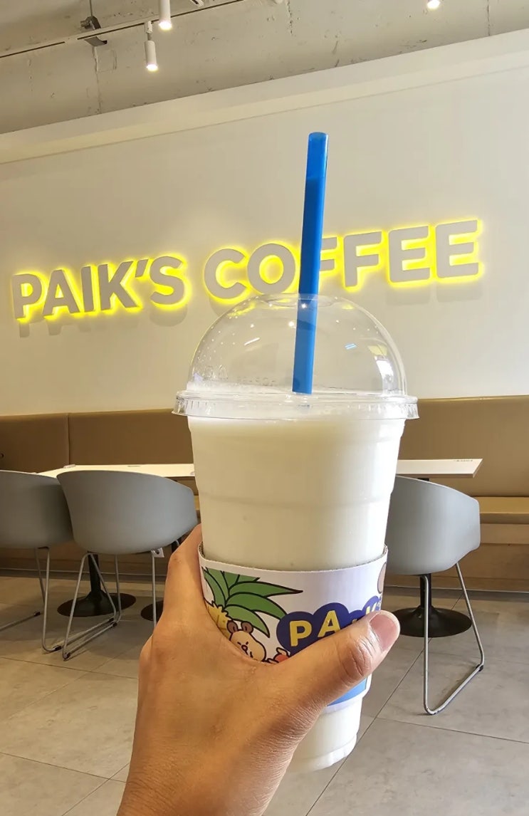  빽다방 밀크쉐이크!