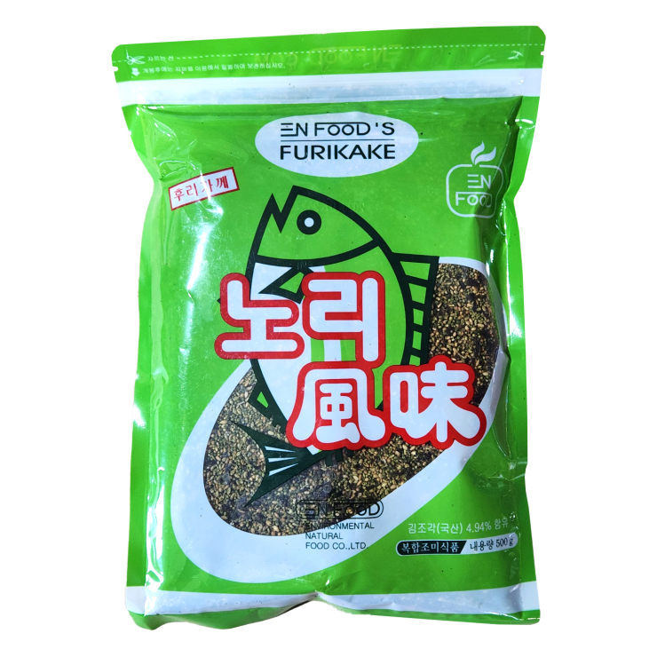  이엔 노리풍 후리가께 500g 주먹밥 자취용 밥에뿌려먹는 참깨 김가루