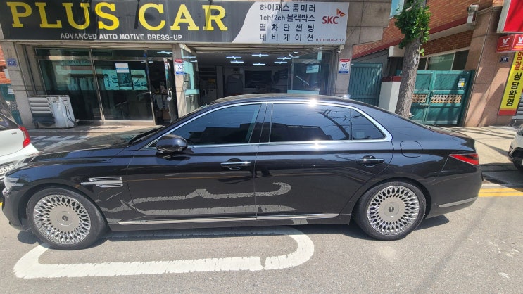  피부노화 방지를 위한 제네시스 g90 블락포디 디토 썬팅