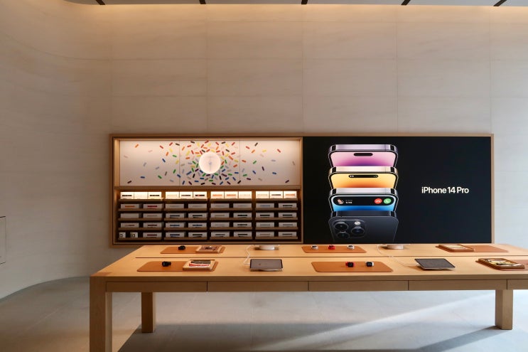  Apple 강남 애플스토어 구경(+애플워치 SE)