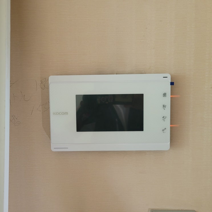  이천 송정동 신일아파트 코콤 비디오폰 K6B VP-70C 교체 설치