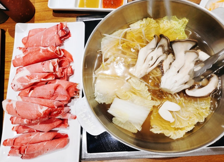  평택 고덕 ppo 맛집, 채선당 평택프리미엄아울렛 샤브샤브 칼국수 맛집