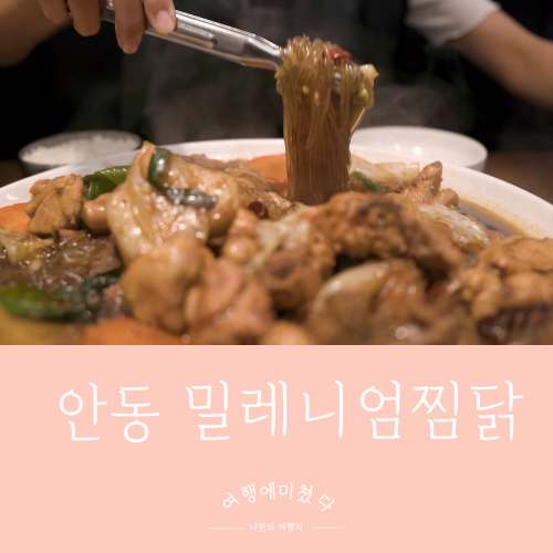  안동찜닭 골목 밀레니엄 안동찜닭 경상북도 안동시 주말여행지추천