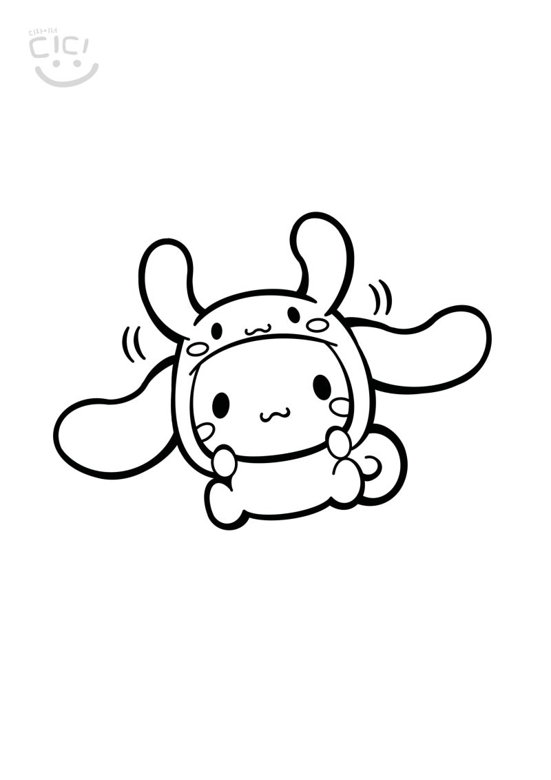 [무료 공유] 산리오 캐릭터 시나모롤 포차코 색칠도안 색…