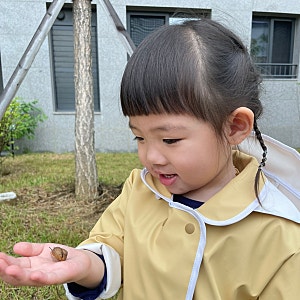 아기 우비, 27개월 우비, 노르디코 우비, 초코 쿠키 색상, L사이즈