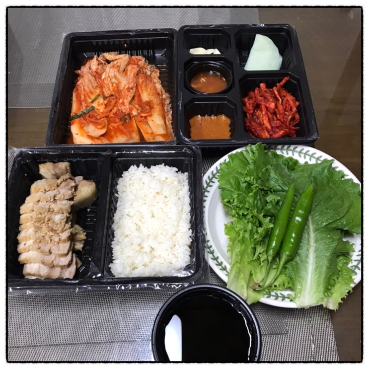  갈마동 족발 평민족발 갈마대전본점 탄방역 맛집 푸짐한1인세트 보쌈 맛 후기