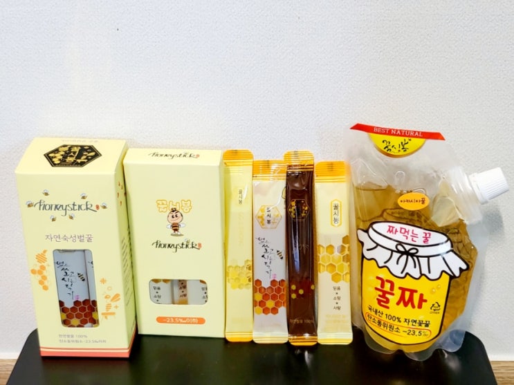  꿀시봉 꿀시방앗간 자연벌꿀, 천연벌꿀, 아카시아꿀, 밤꽃꿀, 짜먹는꿀 꿀짜 스파우트 파우치