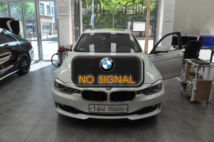  BMW오디오수리 F30 3시리즈 NBT오디오 노시그널 NO SIGNAL 메인보드 고장수리 - 수원테크(수입차 오디오AV모니터앰프튜너 repair)
