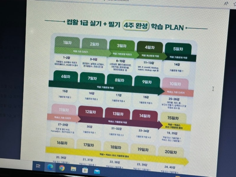 컴퓨터활용능력1급 시험 '이미남 컴활1급 인강' 후기, 4주 만에 필기부터 실기까지 : 네이버 블로그