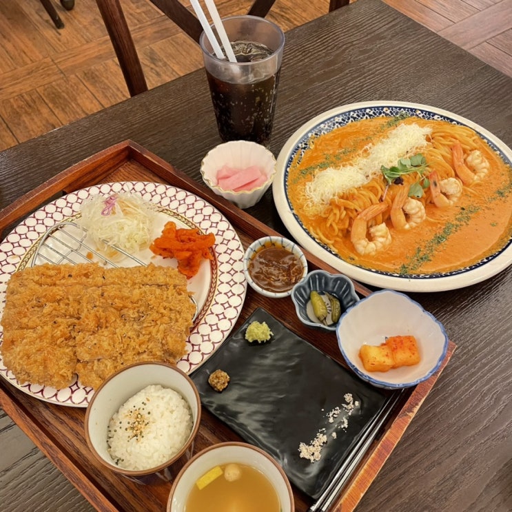  상무지구맛집 동백카츠 상무점 돈까스 파스타 데이트 맛집