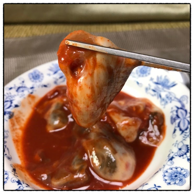 통영어리굴젓 밥도둑 맛통해 어리굴젓 맛 리뷰 통영어리굴젓 밥도둑 맛통해 어리굴젓 맛 리뷰