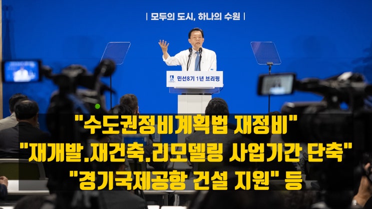 <b>이재준 수원시장</b>, ‘재개발·재건축 사업기간 단축’... 