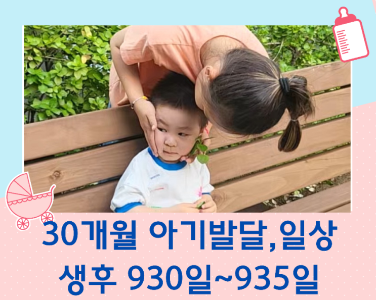  30개월 아기의 발달과 일상/930일~935일