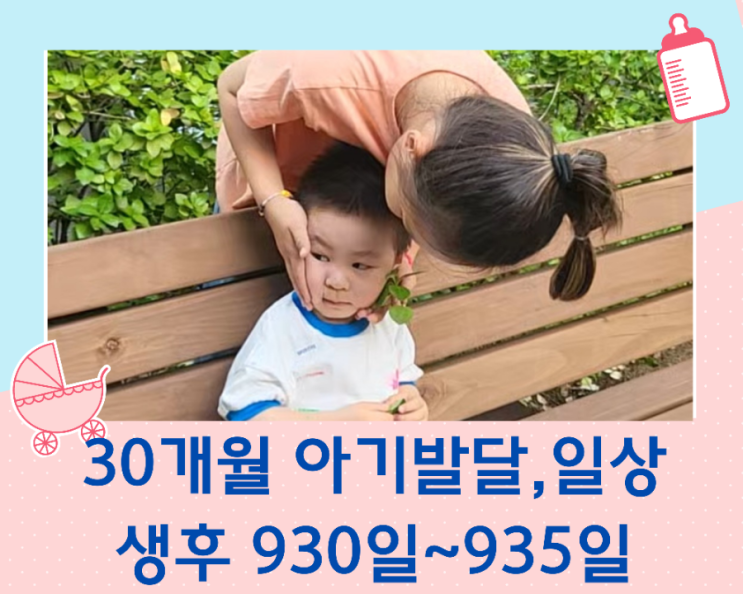 30개월 아기의 발달과 일상/930일~935일