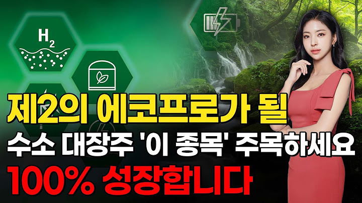 제2의 에코프로가 될 수소 대장주 '이 종목' 주목하세요 100% 성장합니다 제2의 에코프로가 될 수소 대장주 '이 종목' 주목하세요 100% 성장합니다