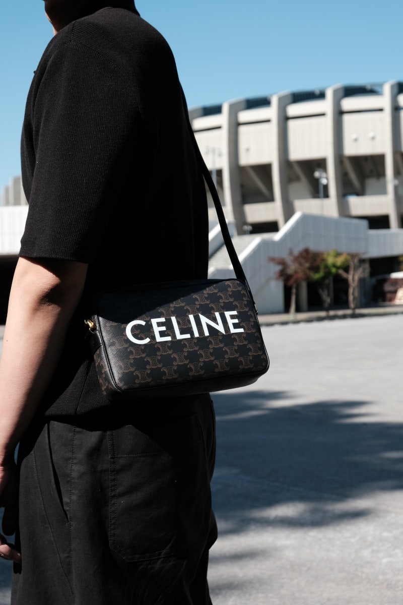 셀린느 CELINE 트리옹프 캔버스 미디엄 메신저 남자 크로스백 1 셀린느 CELINE 트리옹프 캔버스 미디엄 메신저 남자 크로스백 1