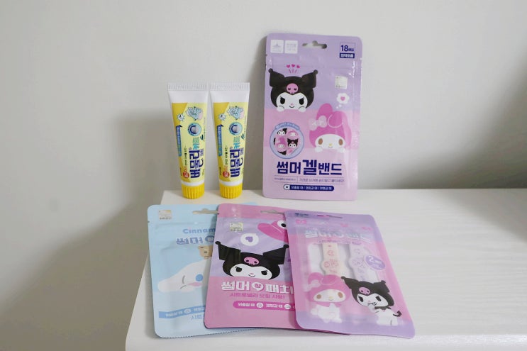  산리오 아기 모기 기피제, 유아 모기패치, 썸머밴드로 여름준비 완료!