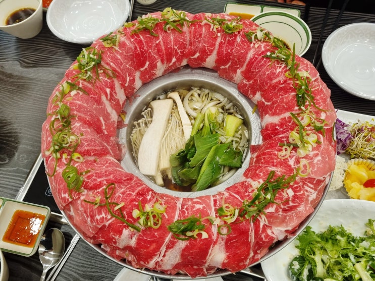  울산남구샤브샤브맛집 메밀당 백두산세트 먹고 왔어요