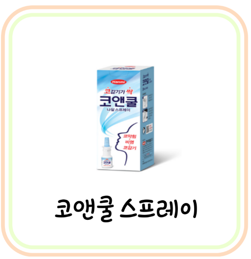  약국 비염약 코앤쿨 나잘스프레이 가격 및 사용법 (# 클로르페니라민말레산염)