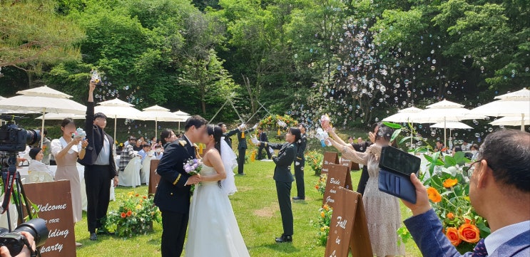 교회 야외결혼식 셀프 준비 :: 대전 야외결혼식 더홈케이터링