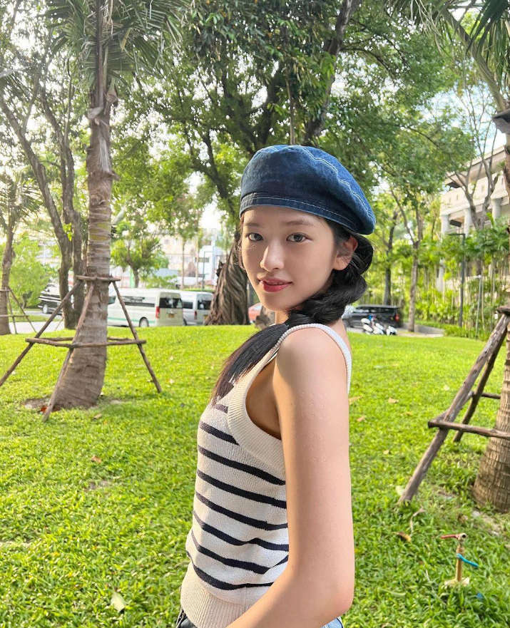  연예인들의 데님 모자! 여름 패션에 인기템이 아닐까 싶네요!