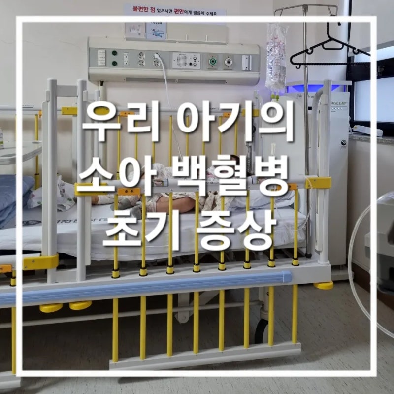 우리 아기의 소아 백혈병 초기 증상(아기미열지속, 아기배 나옴, 아기 점상출혈)