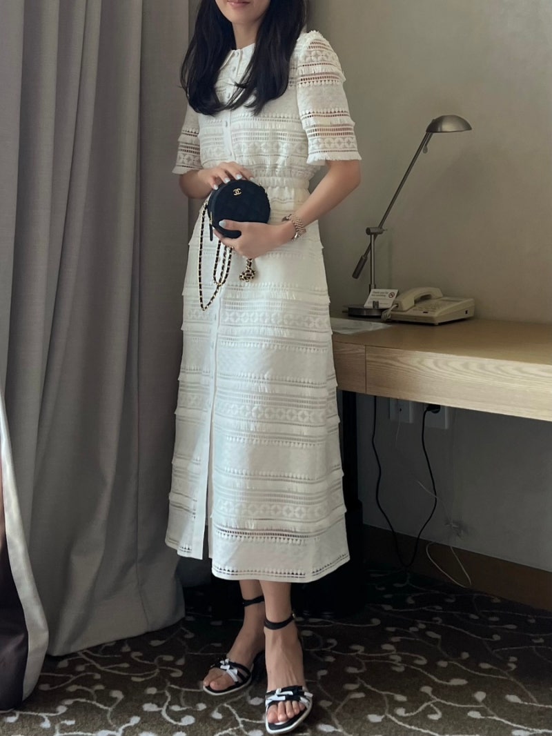 [ AMA Label ] Exclusive NO.8 lace dress / open ️ : 네이버 블로그