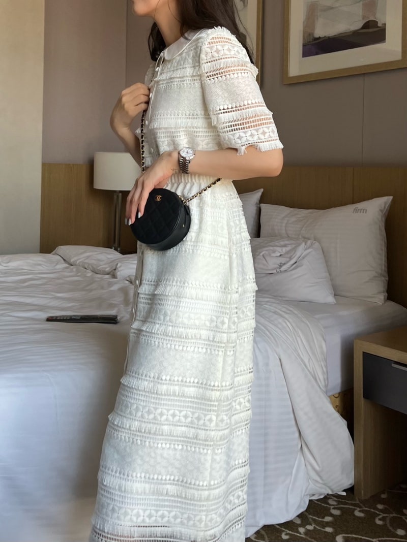 [ AMA Label ] Exclusive NO.8 lace dress / open ️ : 네이버 블로그