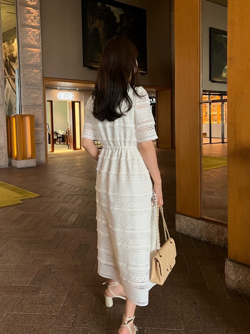 [ AMA Label ] Exclusive NO.8 lace dress / open ️ : 네이버 블로그