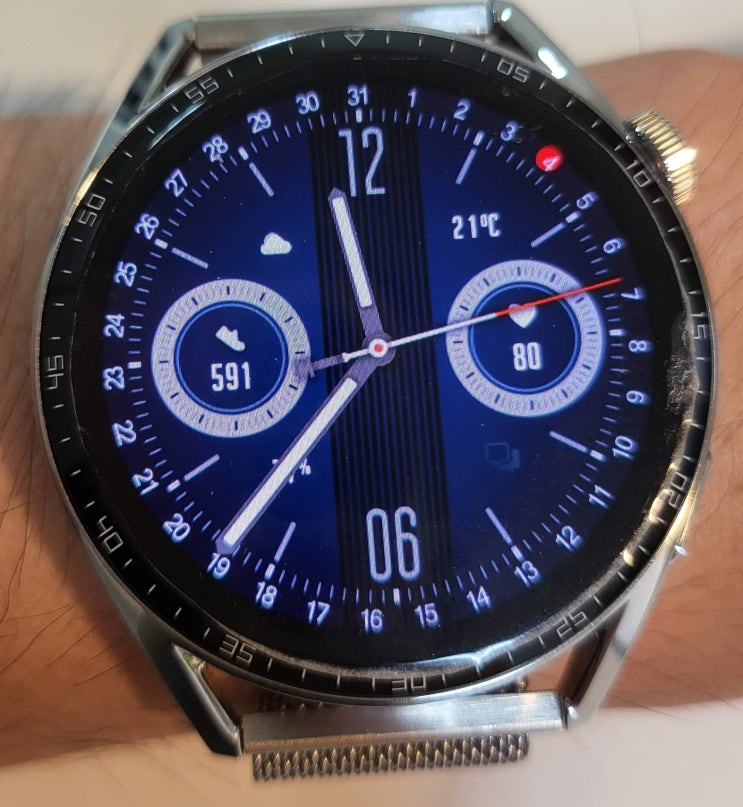  화웨이 워치 GT3 46mm 커스텀워치페이스 적용하기