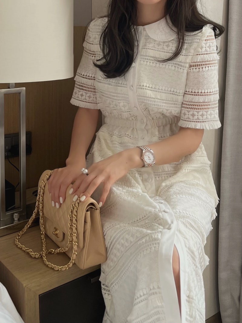 [ AMA Label ] Exclusive NO.8 lace dress / open ️ : 네이버 블로그