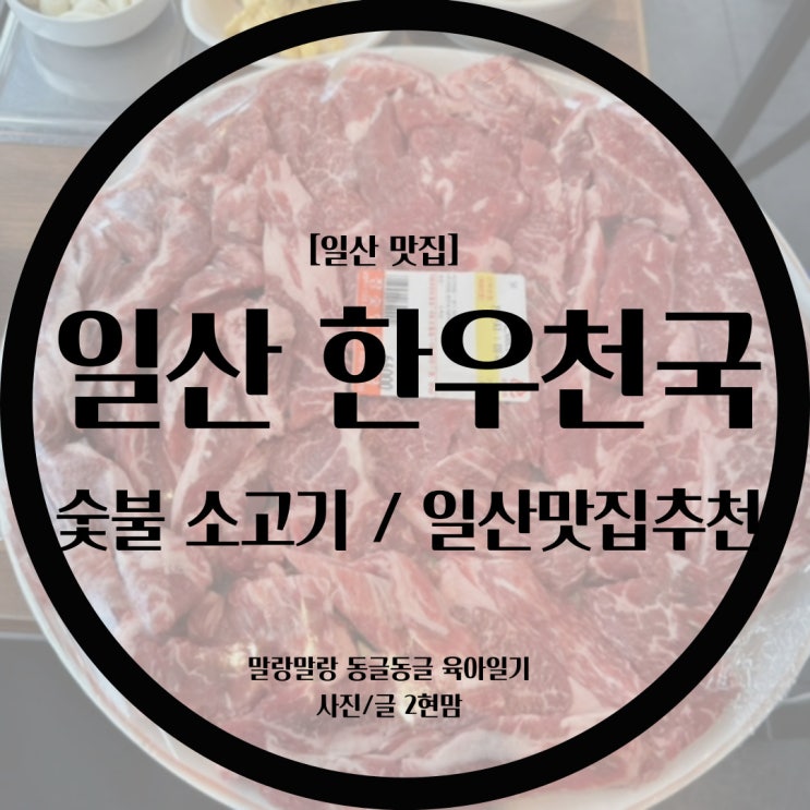 [일산맛집] 참숯 한우천국 일산 애니골 직영점 / 일산 소고기 맛집 / 일산 소고기 / 가족외식 추천