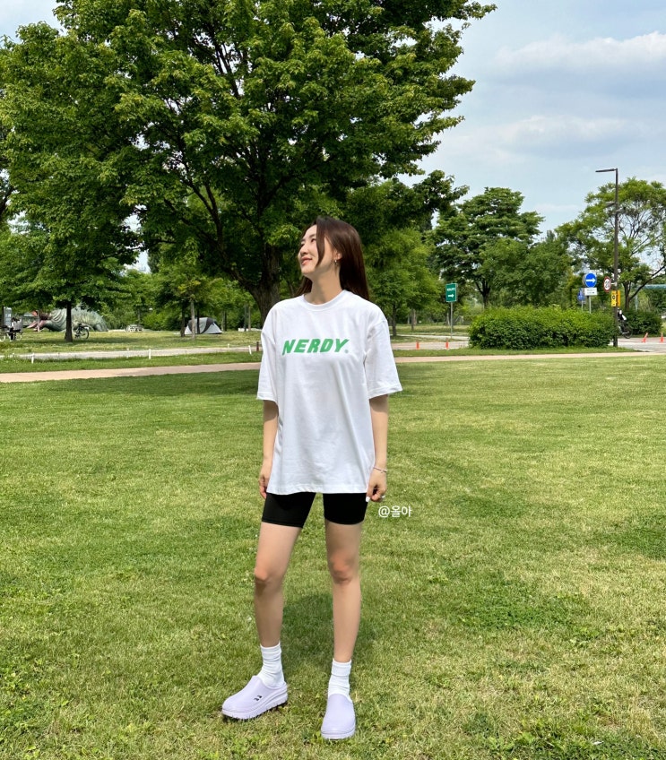  널디 반팔티 여름 반팔코디 치트키 리뷰