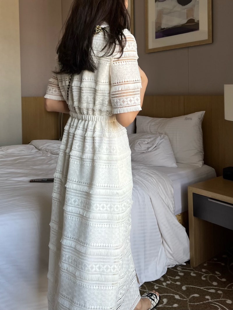 [ AMA Label ] Exclusive NO.8 lace dress / open ️ : 네이버 블로그