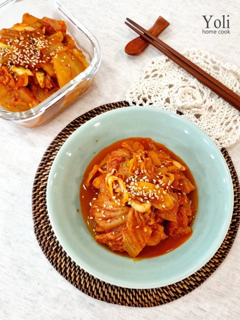 김치볶음 레시피 밑반찬 만들기 볶음김치 만드는법 신김치요리 : 네이버 블로그