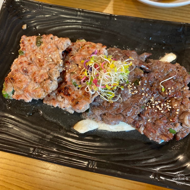  담양-  반반 떡갈비 정식 + 죽통밥, 깔끔하고 너무 맛있는 남도예담
