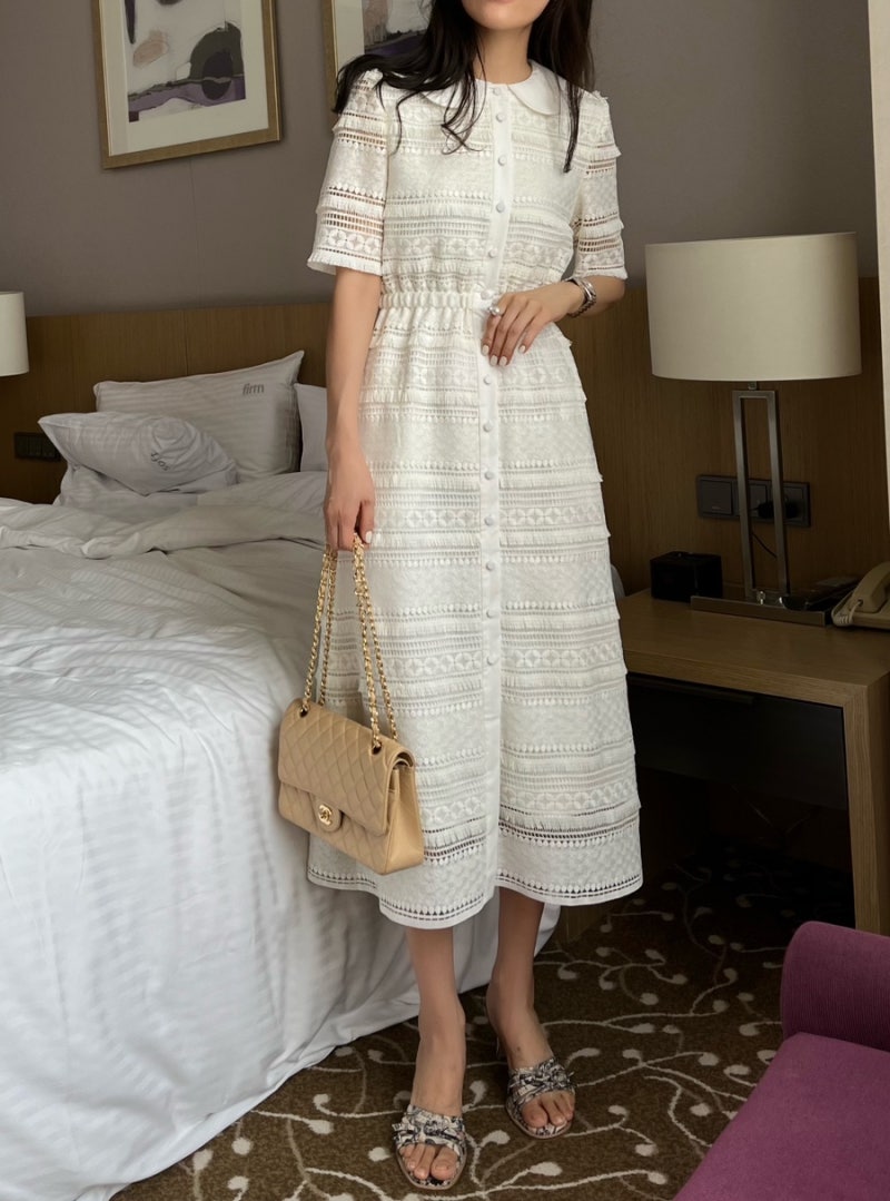 [ AMA Label ] Exclusive NO.8 lace dress / open ️ : 네이버 블로그