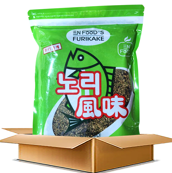  이엔 노리풍 후리가께 (500g x 12개) 주먹밥 자취용 밥에뿌려먹는 참깨 김가루