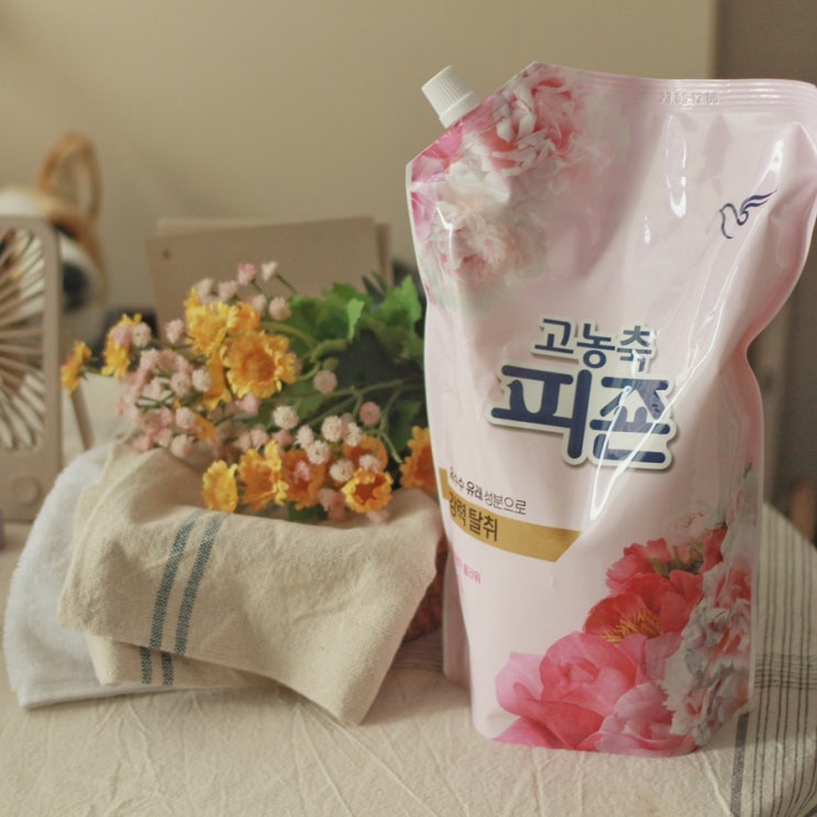  CU편의점에 섬유유연제도 판다구요! 피죤 고농축 섬유 플라워