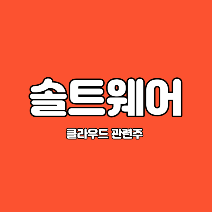  솔트웨어 미래의 핵심 사업 인공지능(AI) 때문에 클라우드 주목!