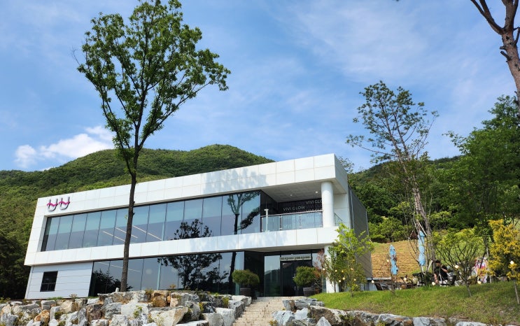  아산 배방 외곽 추천 까페 - 사계절 뷰맛집 비비글로우