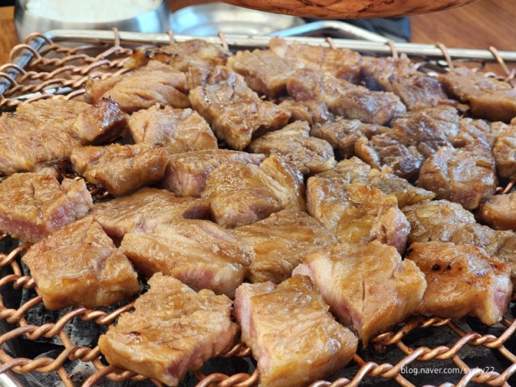  [파주맛집] 단체모임으로 제격인 대규모 숯불갈비식당 산내마루