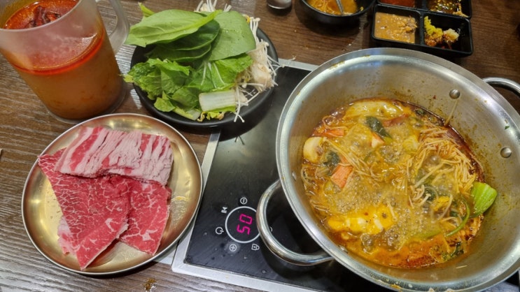  [금천구 맛집] "로운 샤브샤브 금천점"- 무제한 소고기 샤브샤브 애슐리캐시로 할인해서 먹기!