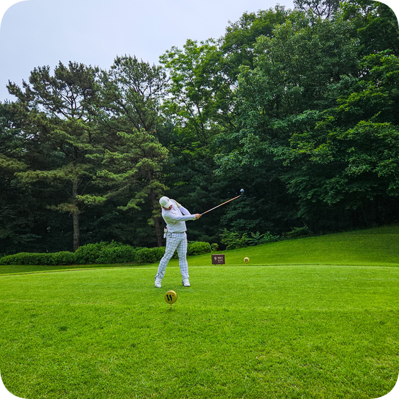  코오롱 제65회 한국오픈 우정힐스cc 대회 컨디션 라운딩 - 러프는 정말 감당할 수 없어요