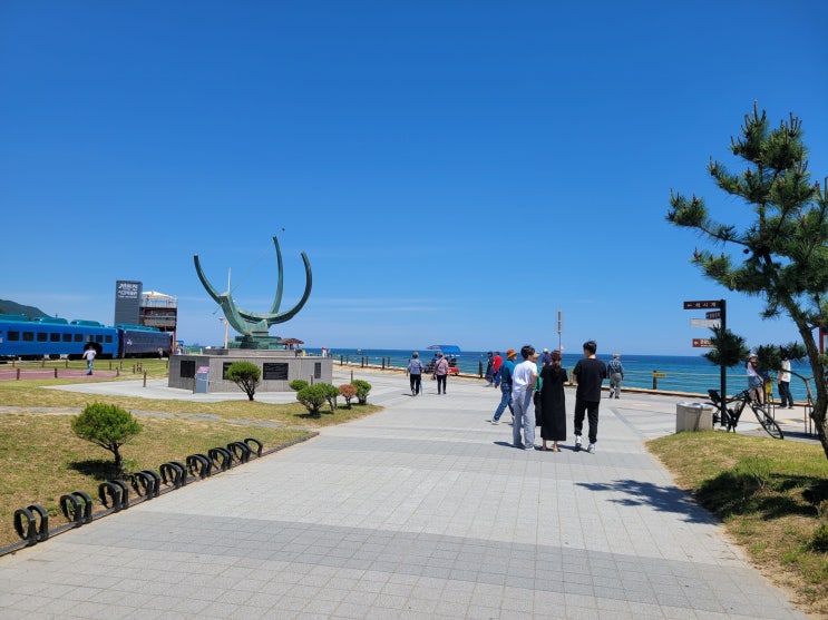  해시계 원리와 정동진 해시계 보는법 (정동진 해수욕장 모래시계공원)