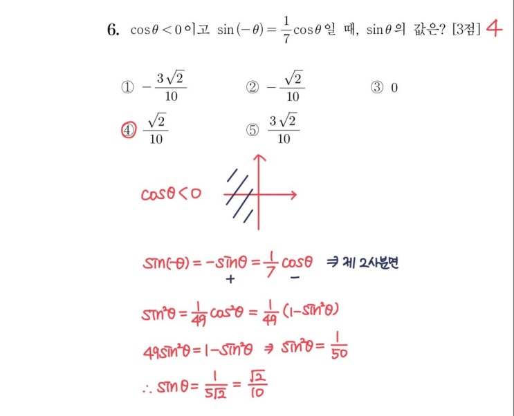 2024학년도 6모 6번 풀이 2024학년도 6모 6번 풀이