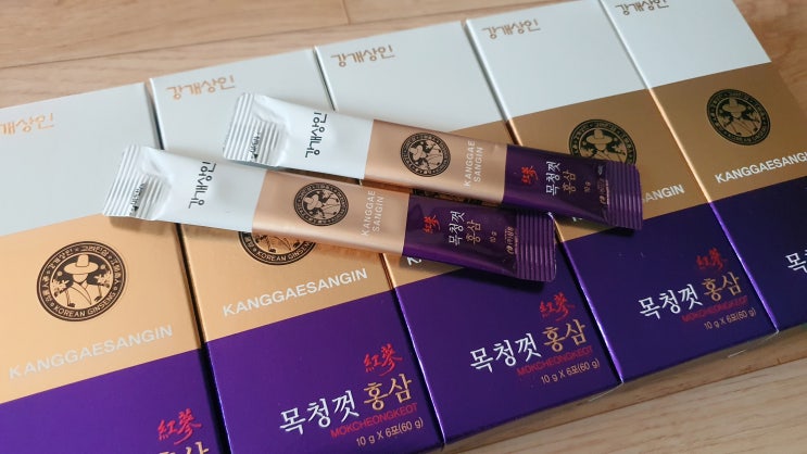  배도라지스틱 강개상인 목청껏홍삼 기관지 건강 함께 챙겨요!
