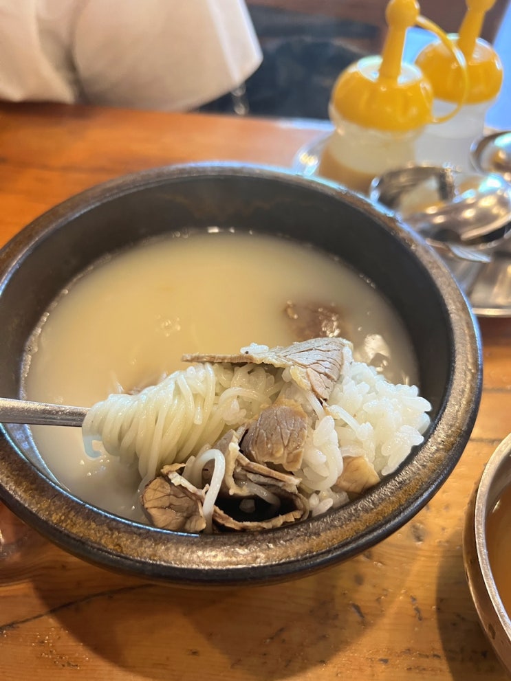  분당 야탑 감미옥 - 30년 넘은 수육 설렁탕 냉면 맛집 아기랑 (무료발렛주차/메뉴)