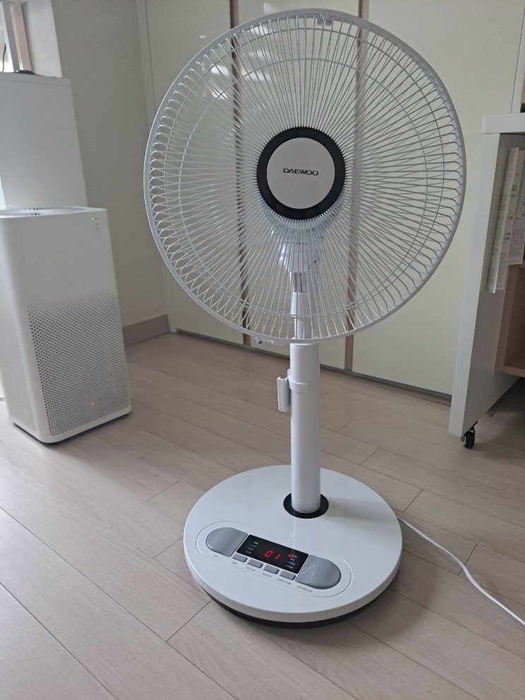  [쿠팡 후기 대란! 대우 선풍기 -조립 및 후기 ] 초미세풍/발터치/리모컨