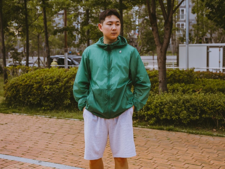  MR. X 까웨 여름용 얇은 후드 바람막이, 초경량 나일론 자켓 남자 등산복 코디